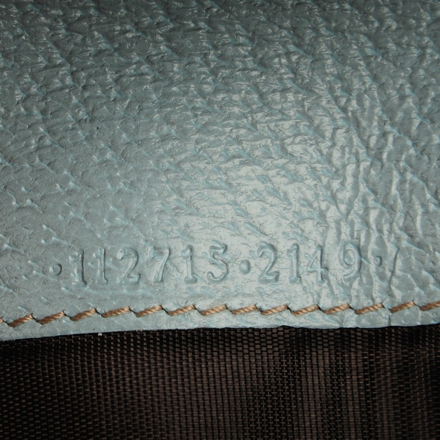 Monogram Metal Bar Continental Flap Wallet Blue