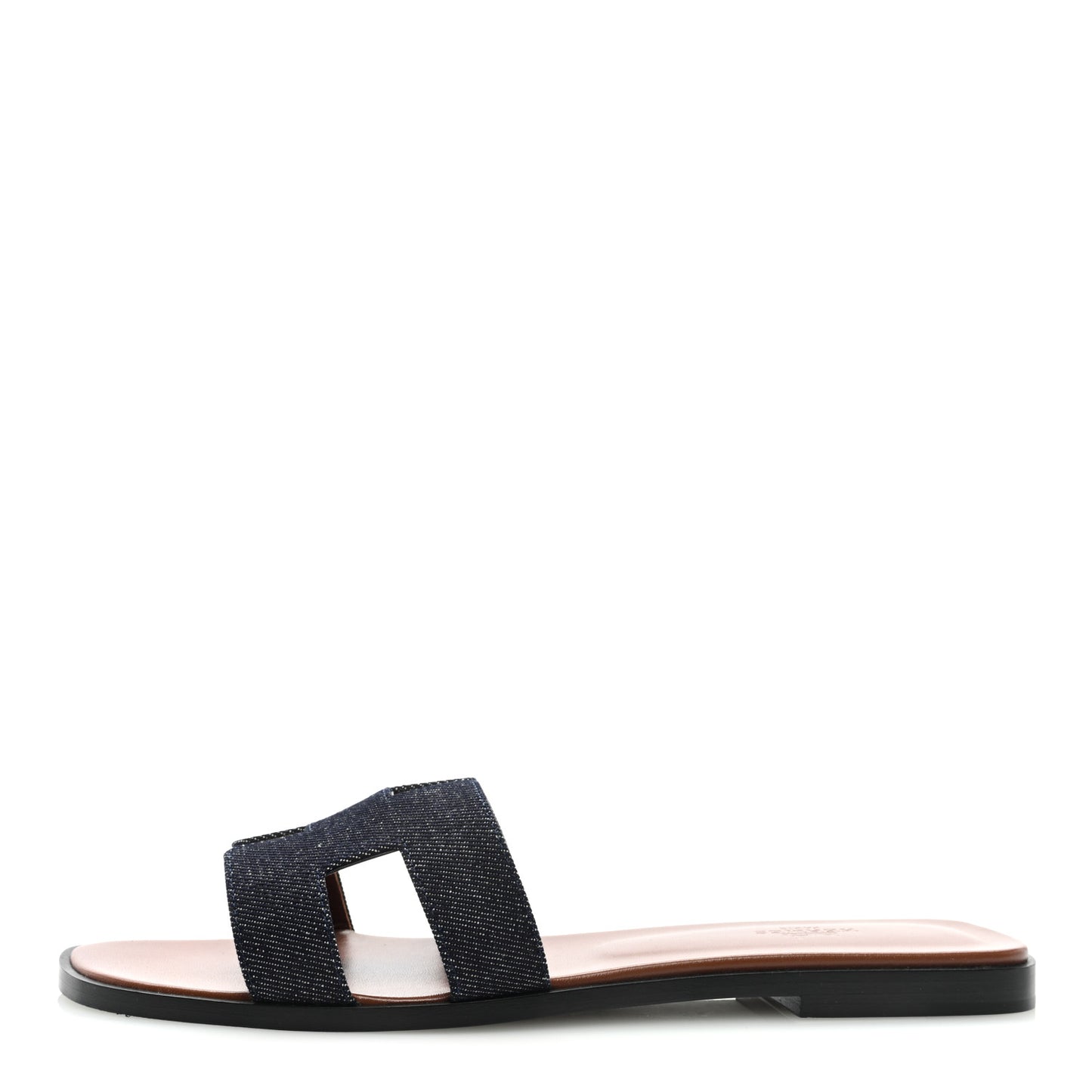Denim Canvas Oran Sandals 41 Bleu Brut