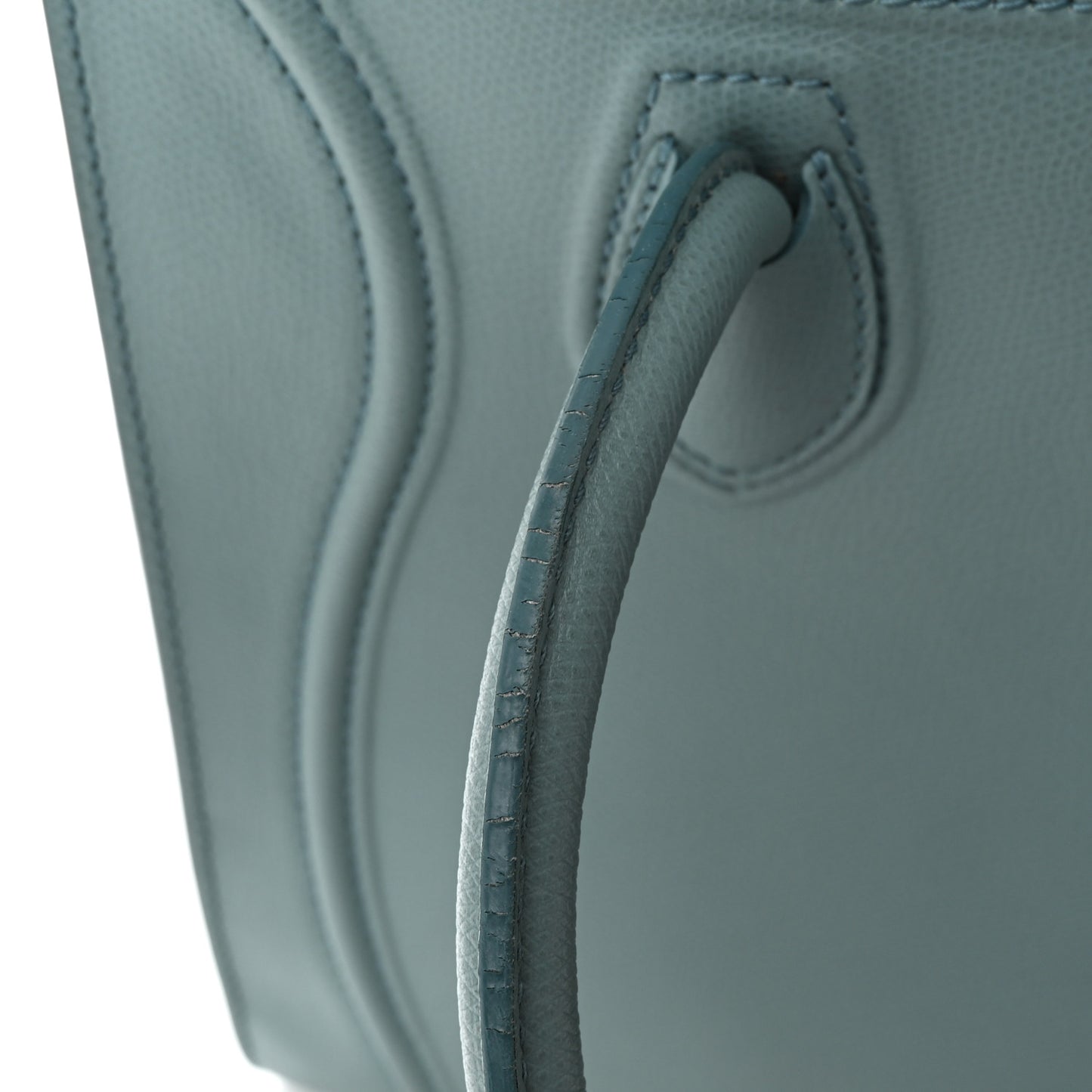Baby Grained Calfskin Medium Phantom Luggage Glacier