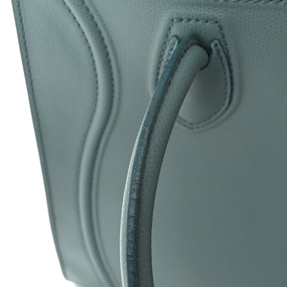 Celine Baby Grained Calfskin Medium Phantom Luggage Glacier 15 of 15