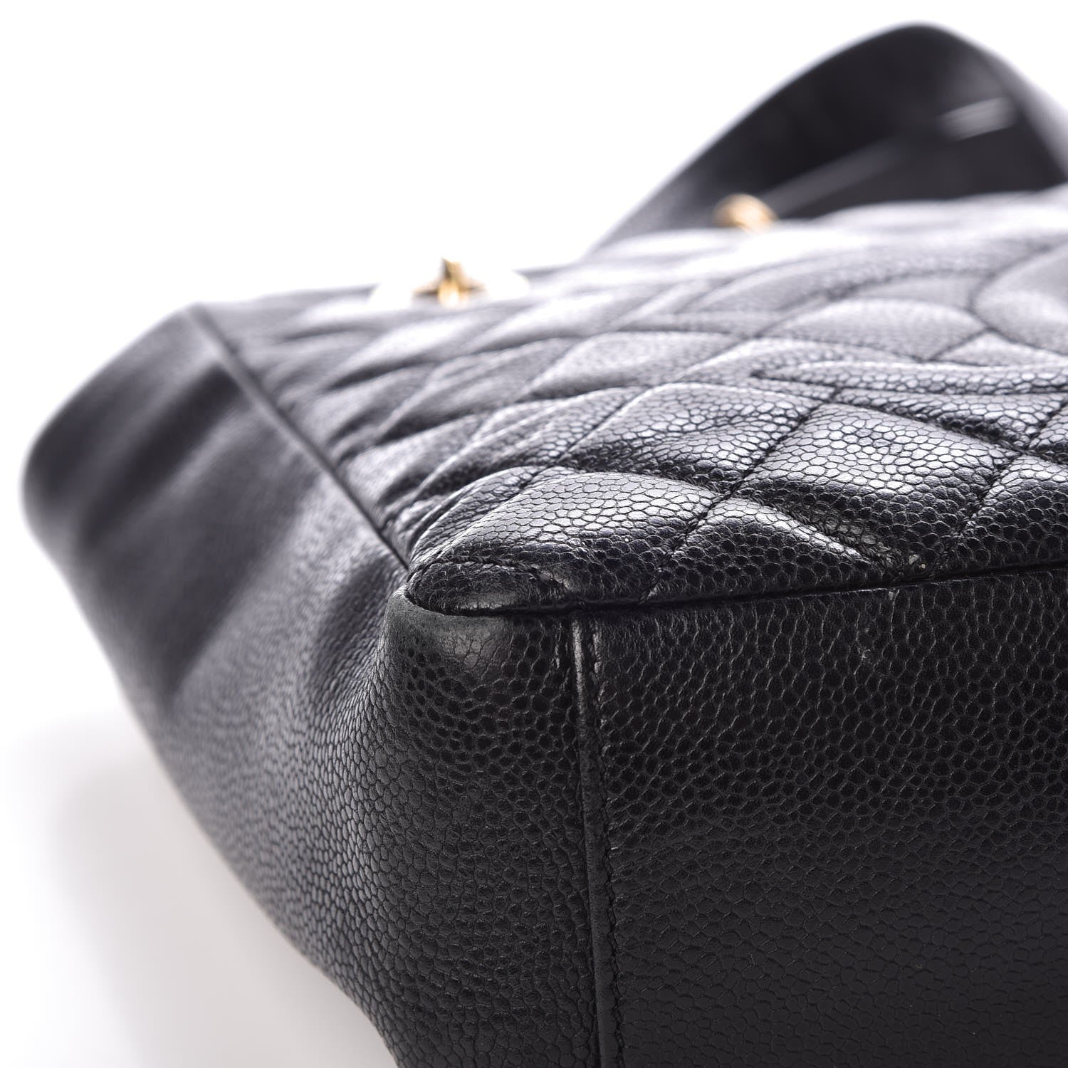 Chanel Caviar Quilted Petit Shopping Tote PST Black 8 of 12