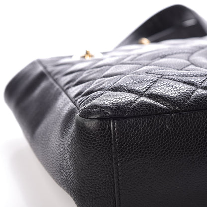 Chanel Caviar Quilted Petit Shopping Tote PST Black 8 of 12