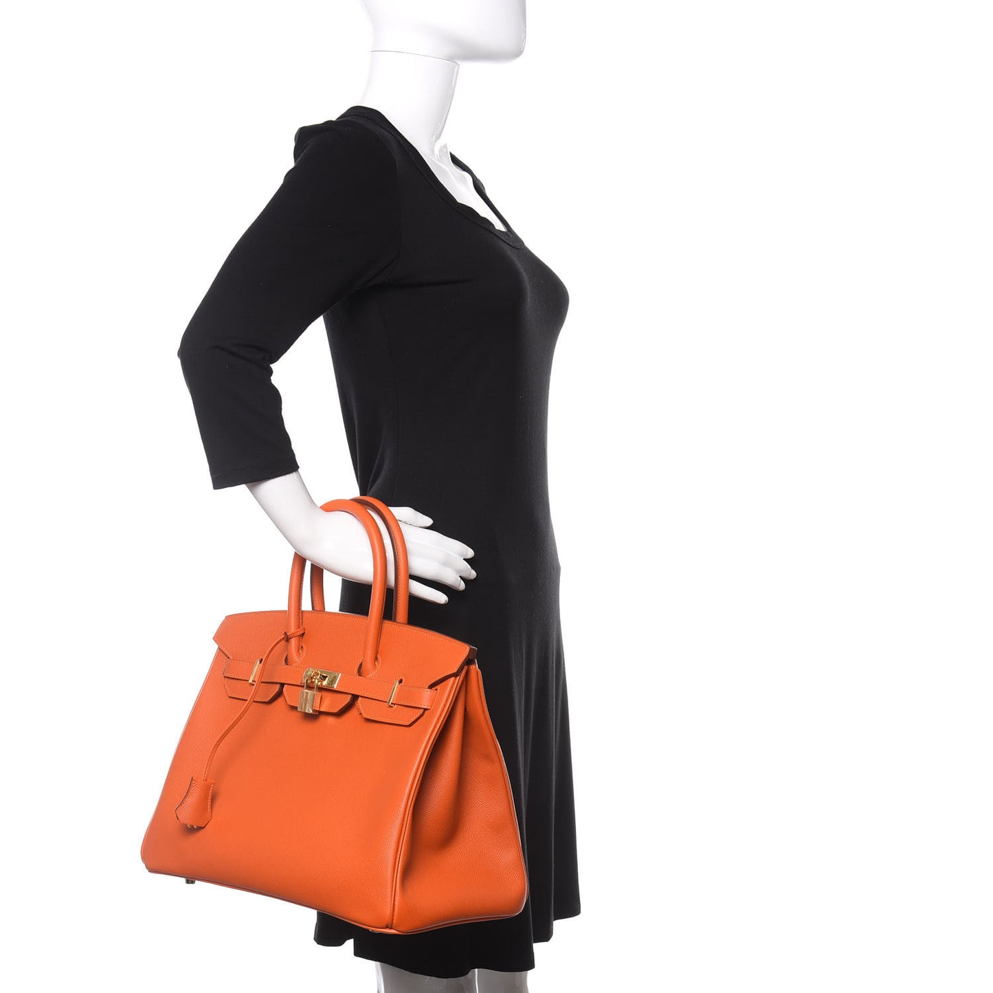 Epsom Birkin 35 Feu