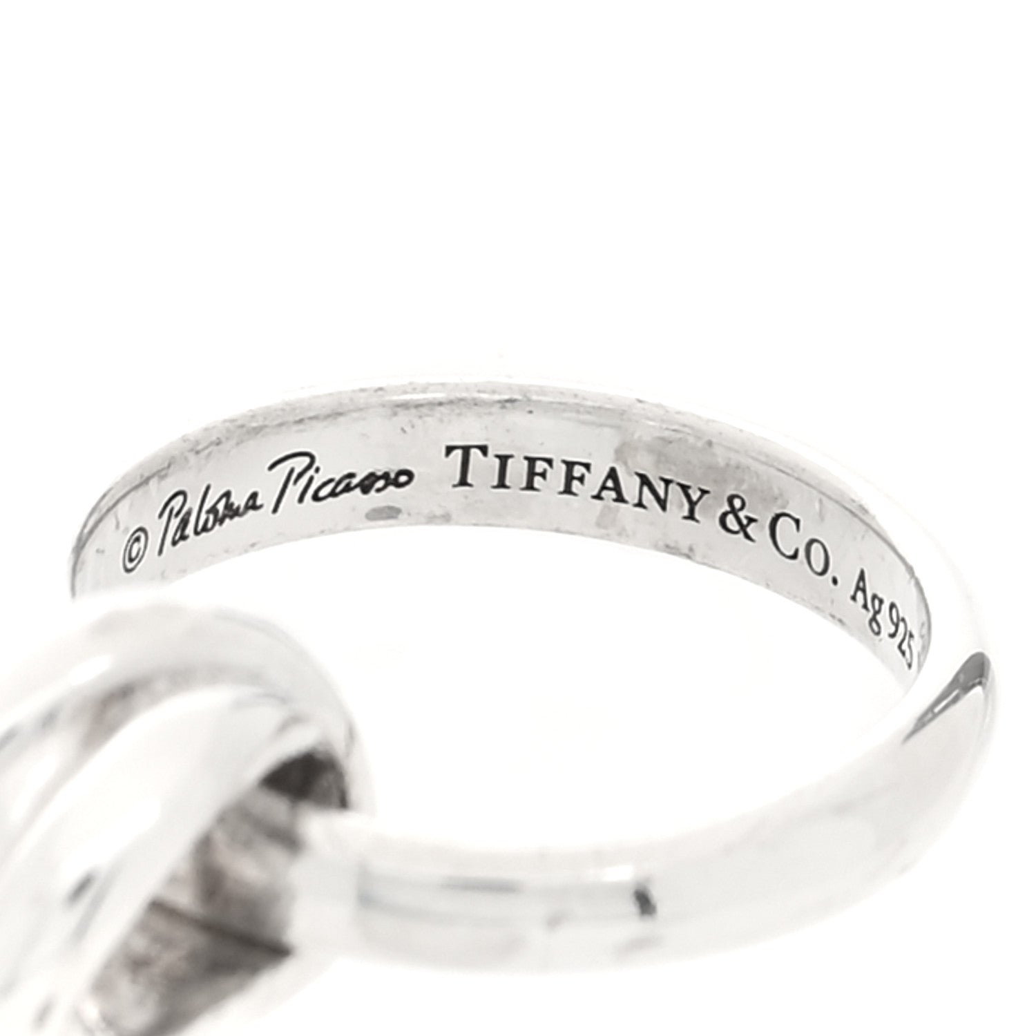 Tiffany Sterling Silver Mini Paloma Picasso Melody Hoop Earrings 4 of 5