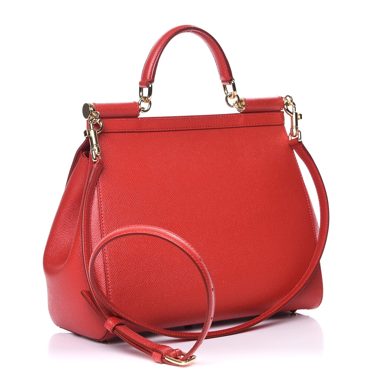 Dolce & Gabbana Dauphine Regular Miss Sicily Satchel Red 4 of 8