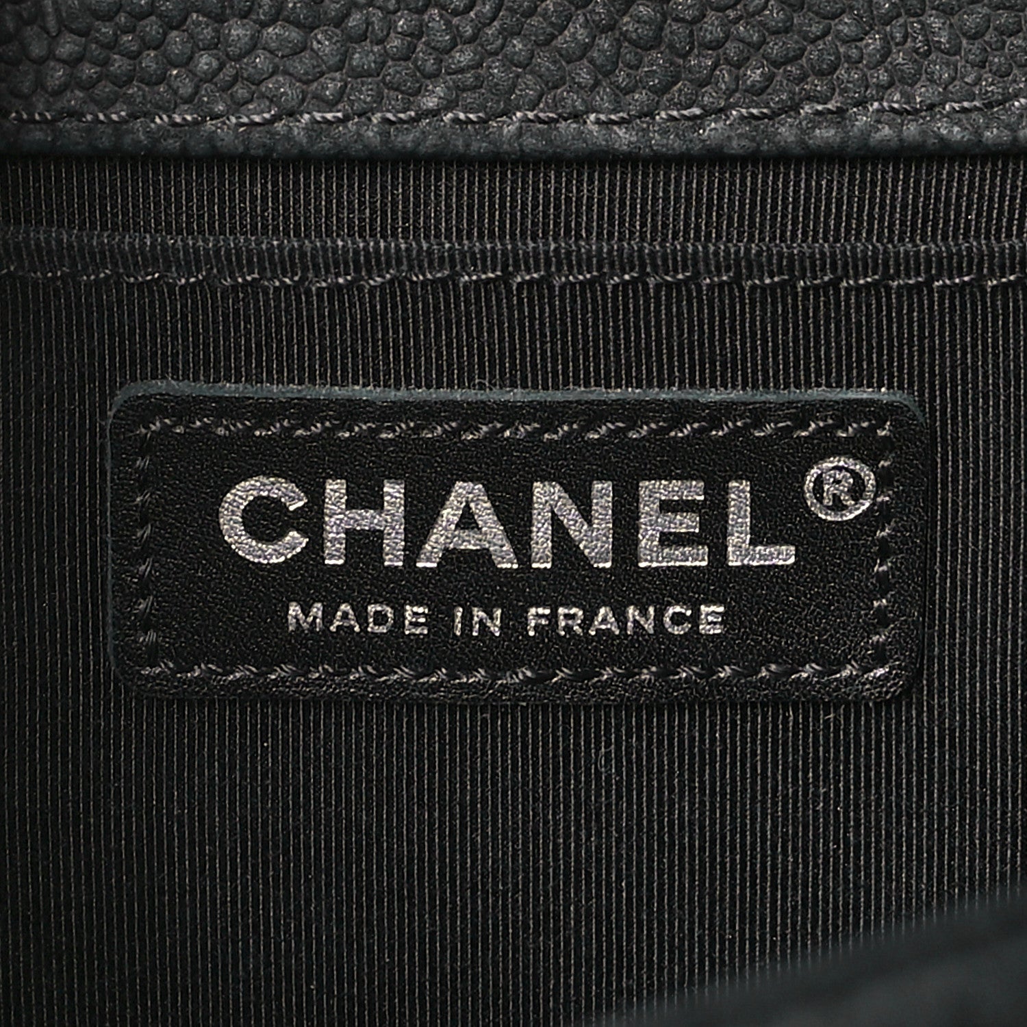 Chanel Bullskin Suede Caviar Quilted Medium Boy Flap Black 6 of 11