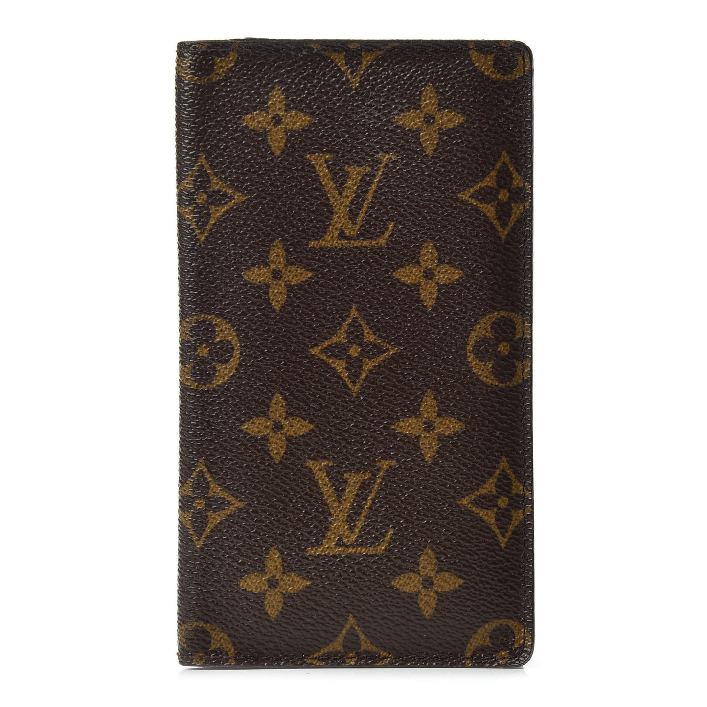 Monogram Checkbook Holder Case Wallet