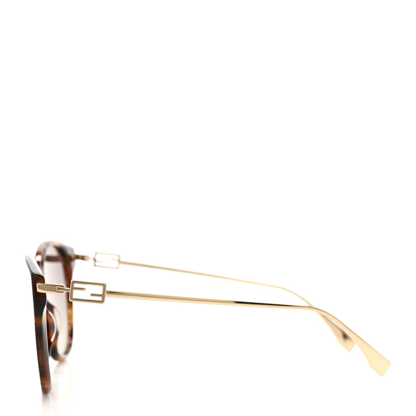 Acetate Fendi Sunglasses FE40047I Havana Black