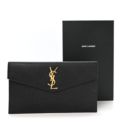 Saint Laurent Grain De Poudre Uptown Pouch Black 8 of 8