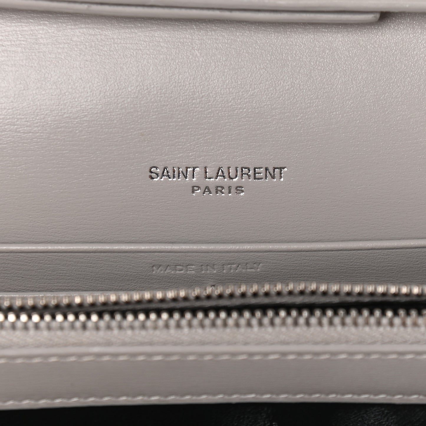 Smooth Calfskin Sulpice Monogram Chain Wallet Granite