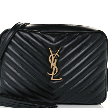 Saint Laurent Calfskin Matelasse Monogram Lou Camera Bag Black 10 of 10