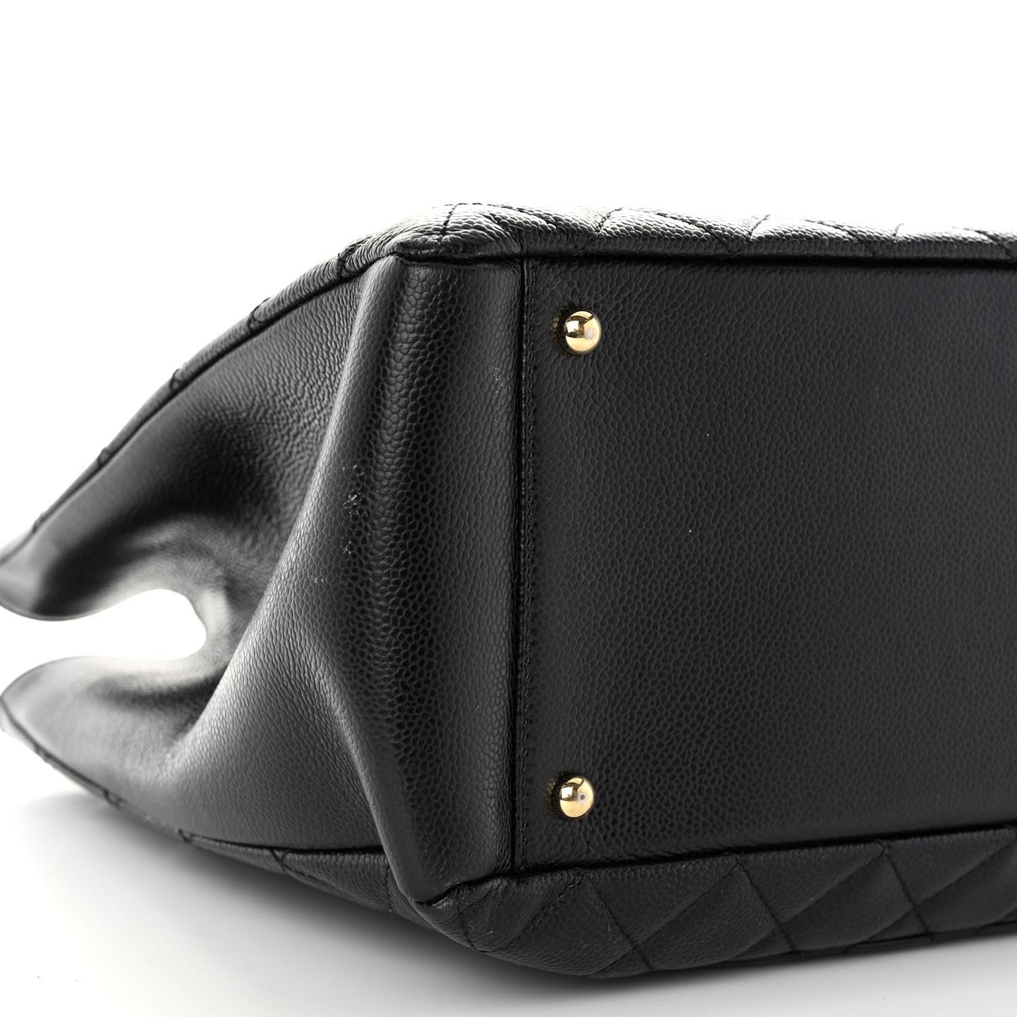 Caviar Quilted XL Grand Shopping Tote GST Black