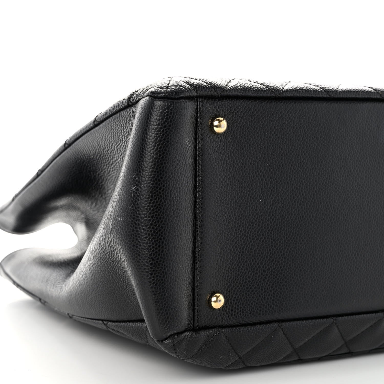 Chanel Caviar Quilted XL Grand Shopping Tote GST Black 8 of 10