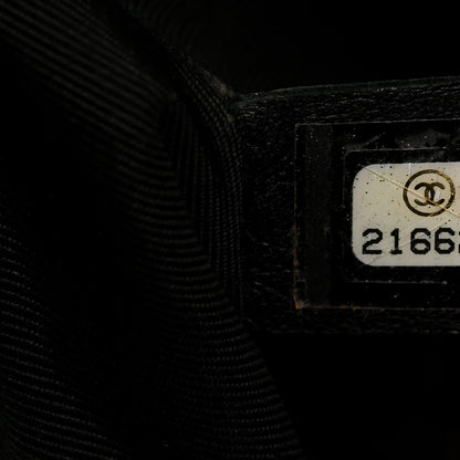 Chanel Lambskin Quilted Medium Boy Flap Black 7 of 10