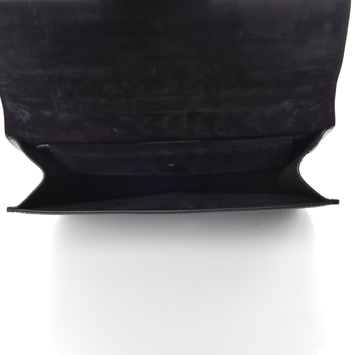Alexander McQueen Grained Calfskin Medium Insignia Flap Black 5 of 10