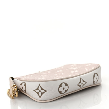 Louis Vuitton Empreinte Spring in the City Mini Pochette Accessories Kaki Beige Cream 3 of 7