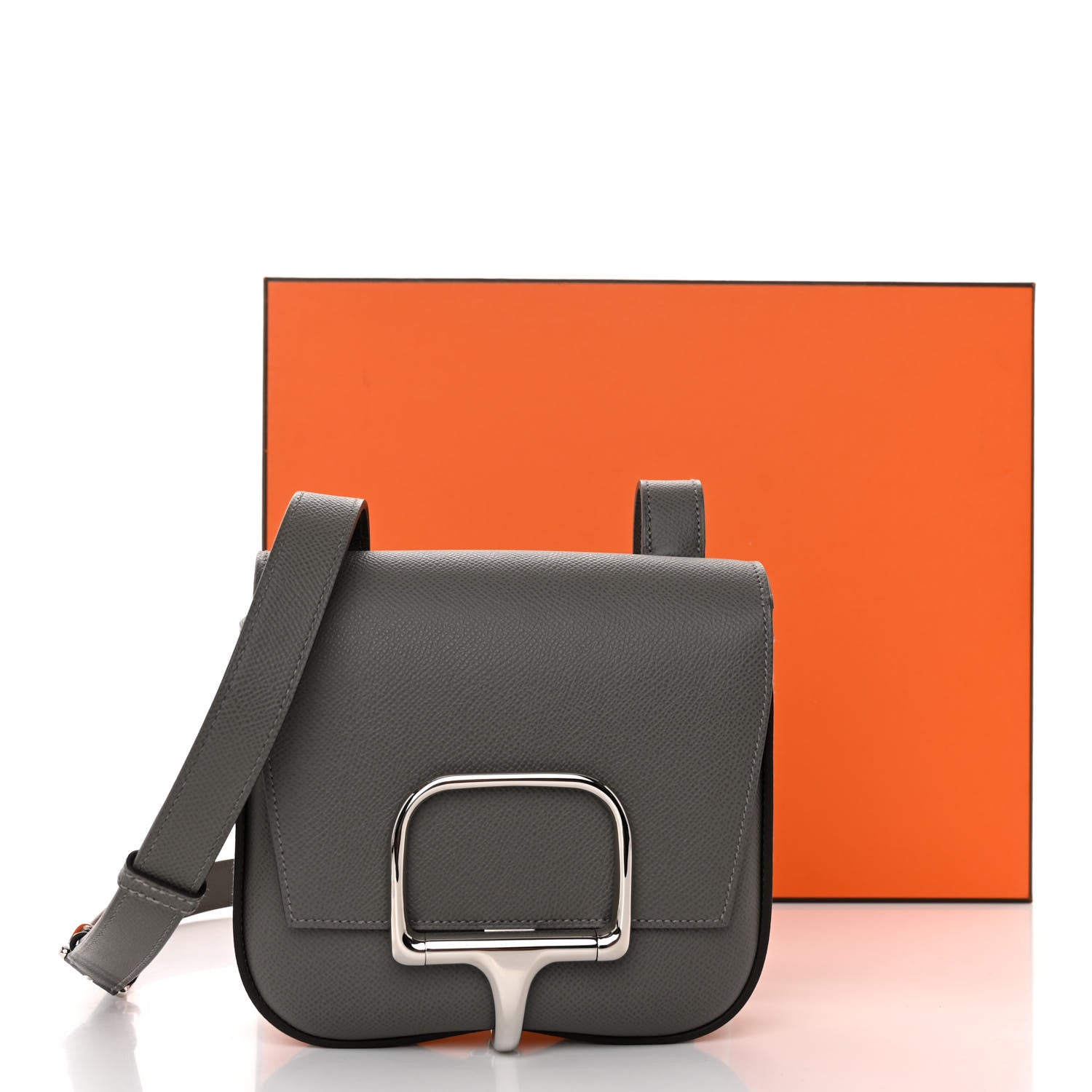Hermes Epsom Mini Della Cavalleria Gris Meyer 11 of 11