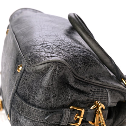 Miu Miu Vitello Lux Zip Tote Black 13 of 15