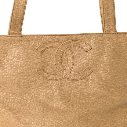 Chanel Caviar Timeless CC Tote Beige 8 of 12