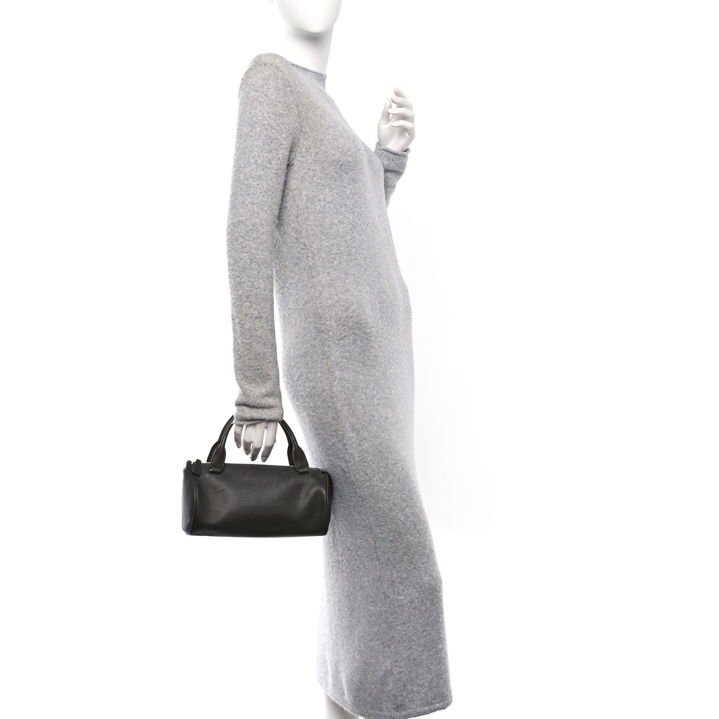 Grained Calfskin Edith Bag Koala Grey