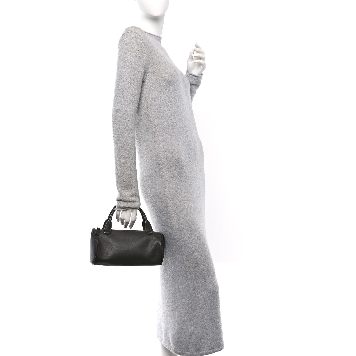 The Row Grained Calfskin Edith Bag Koala Grey 2 of 8