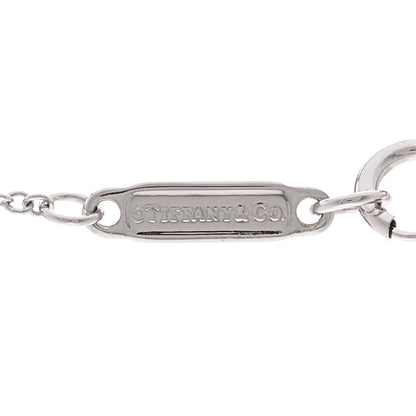 Tiffany 18K White Gold Diamond Small T Smile Pendant Necklace 4 of 4