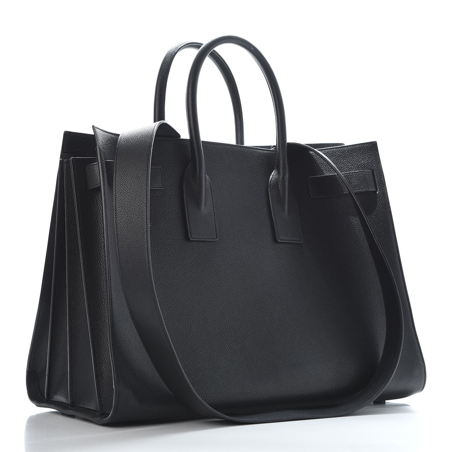 Saint Laurent Grained Calfskin Large Sac De Jour Carryall Black 2 of 10