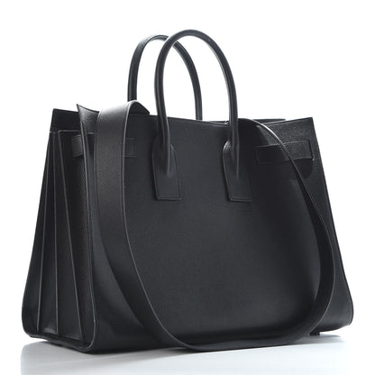 Saint Laurent Grained Calfskin Large Sac De Jour Carryall Black 2 of 10