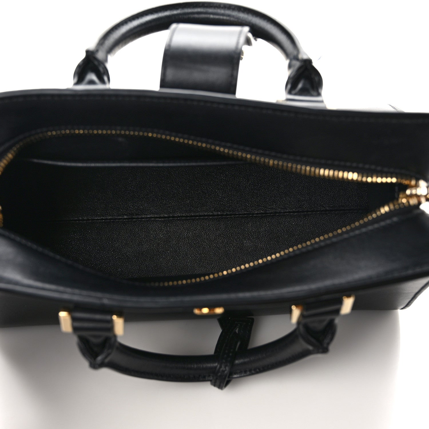 Saint Laurent SAINT LAURENT Calfskin Monogram Baby Cabas Black 5 of 13