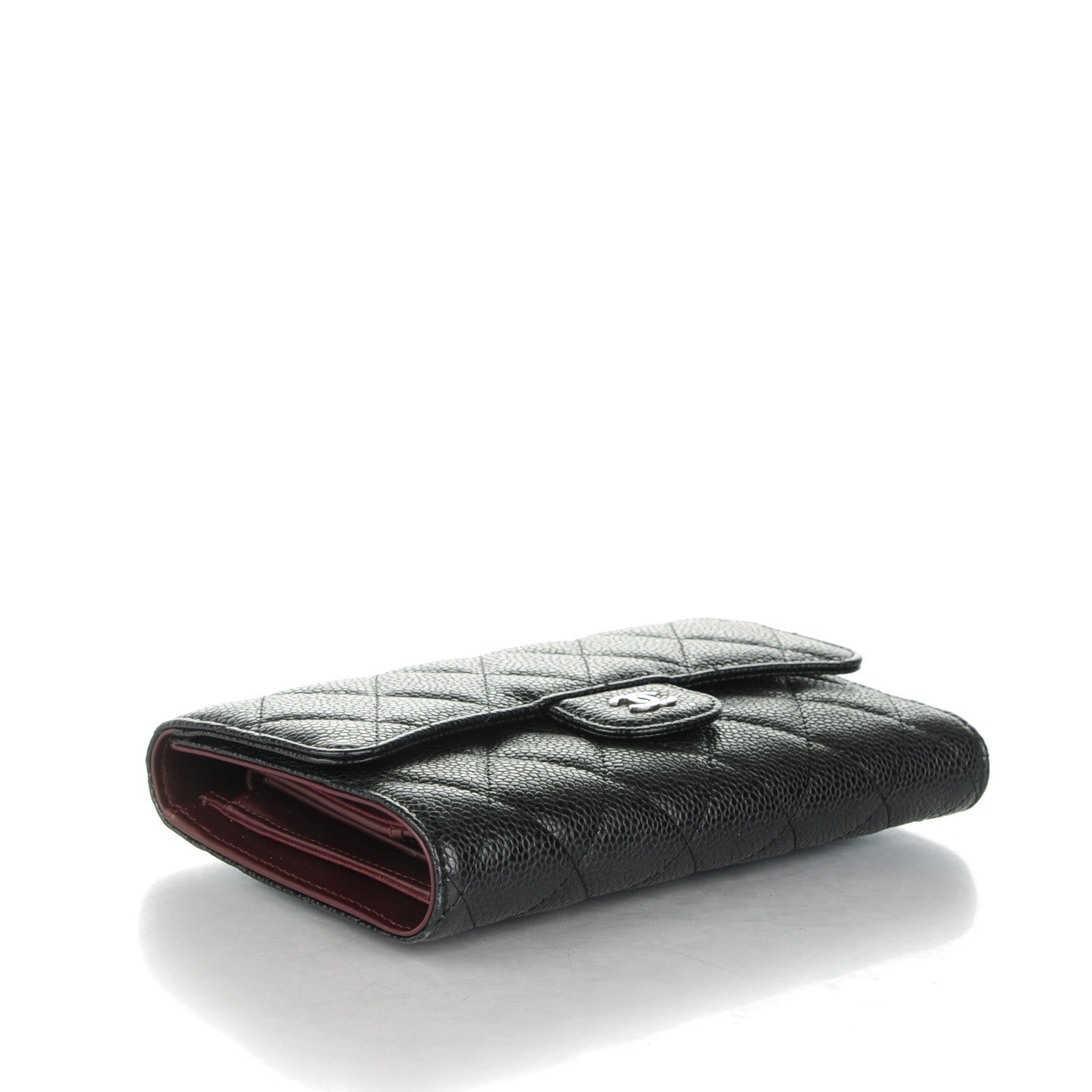 Chanel Caviar Quilted Large Flap Wallet Black 3 of 8