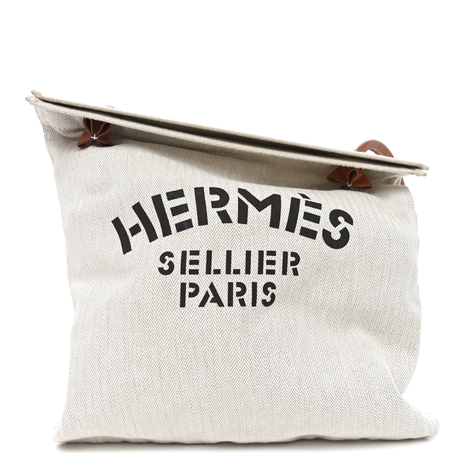 Hermes Canvas Swift Aline Grooming Bag Gold Gold 1 of 9