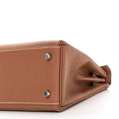 Hermes Togo Kelly Retourne 25 Gold 10 of 11