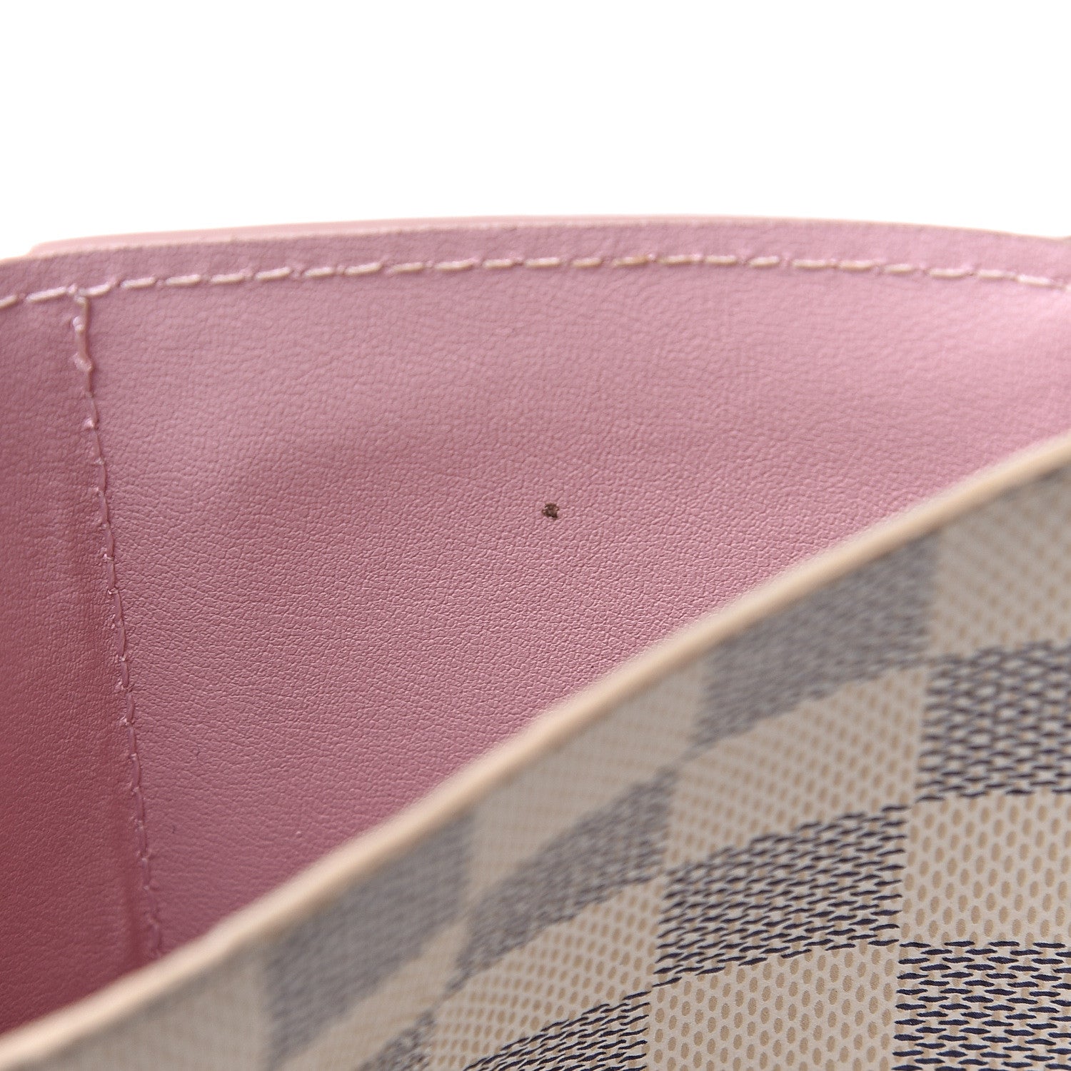 Louis Vuitton Damier Azur Victorine Wallet Rose Ballerine 8 of 14