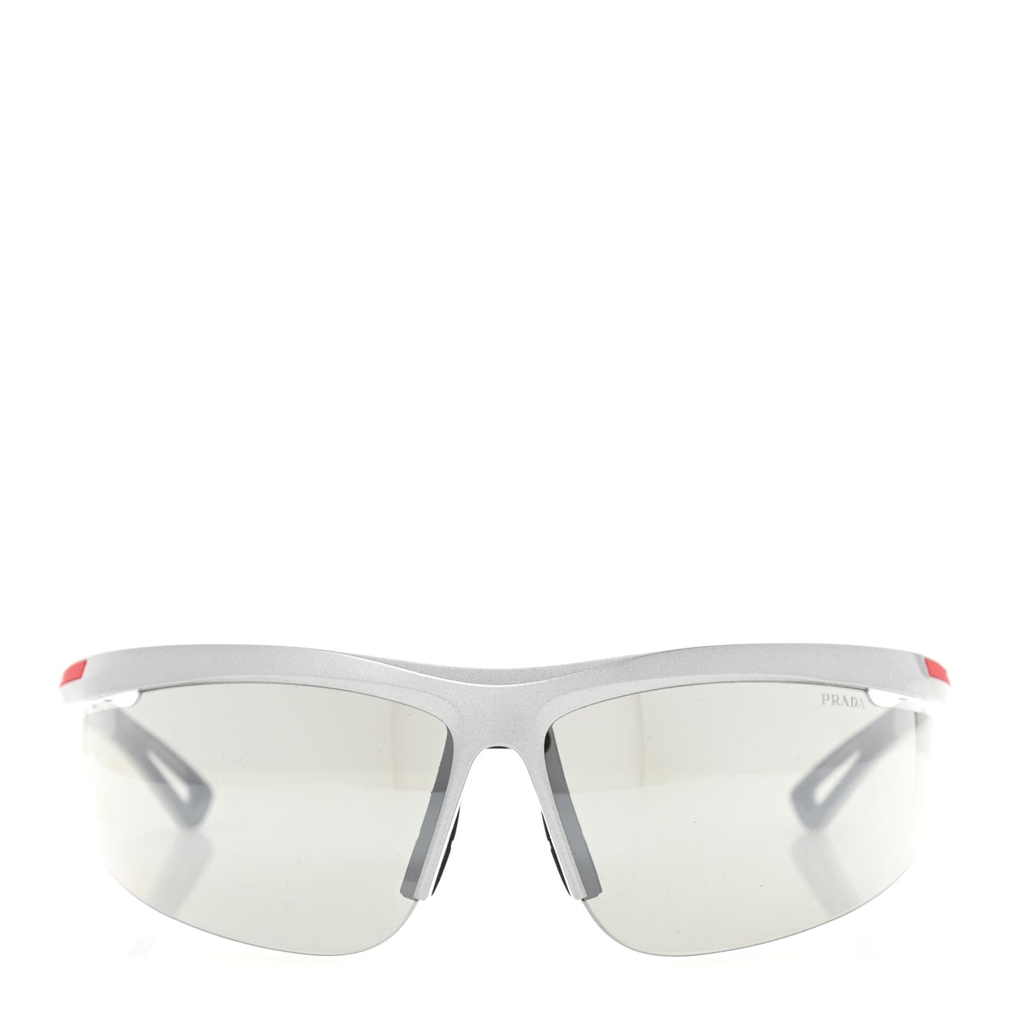 Metal Rubber Linea Rossa Sport Sunglasses SPS A02S Argento