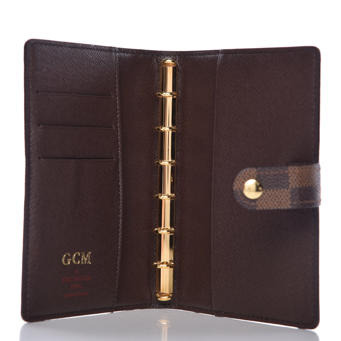 Damier Ebene Small Ring Agenda Cover