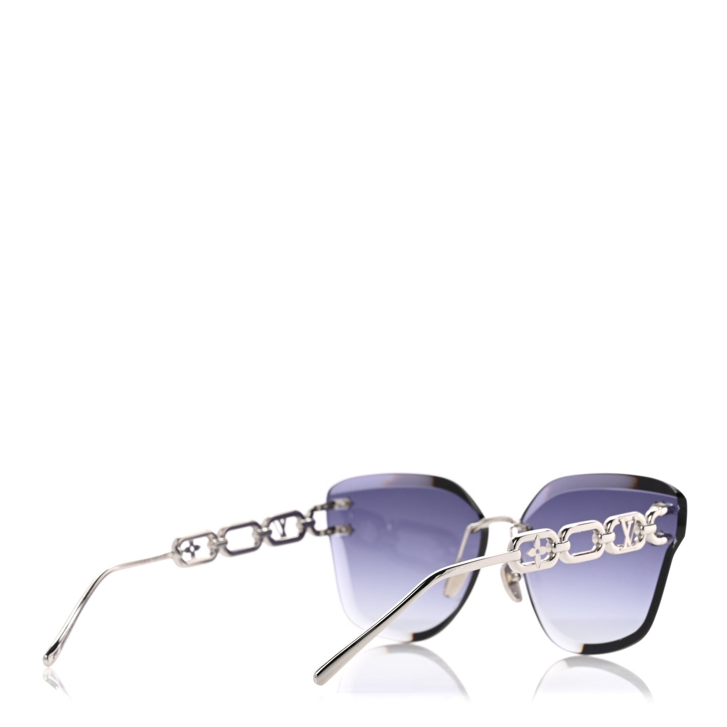 Metal LV Jewel Sunglasses Z2142U Silver Grey