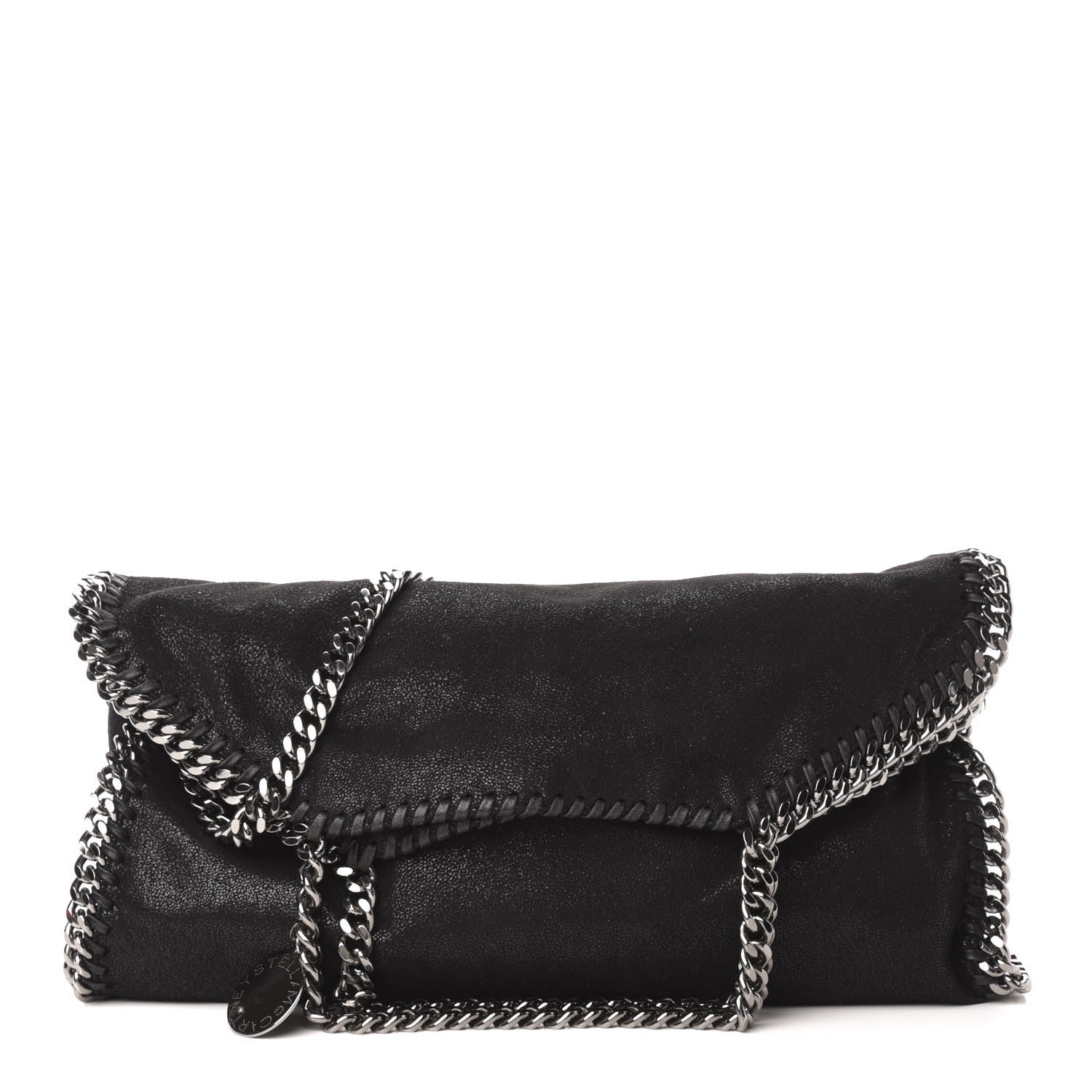 Stella McCartney Shaggy Deer Falabella Fold Over Tote Black 1 of 11
