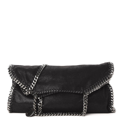 Stella McCartney Shaggy Deer Falabella Fold Over Tote Black 1 of 11