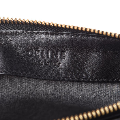 Celine Lambskin Large Trio Crossbody Bag Black 9 of 12