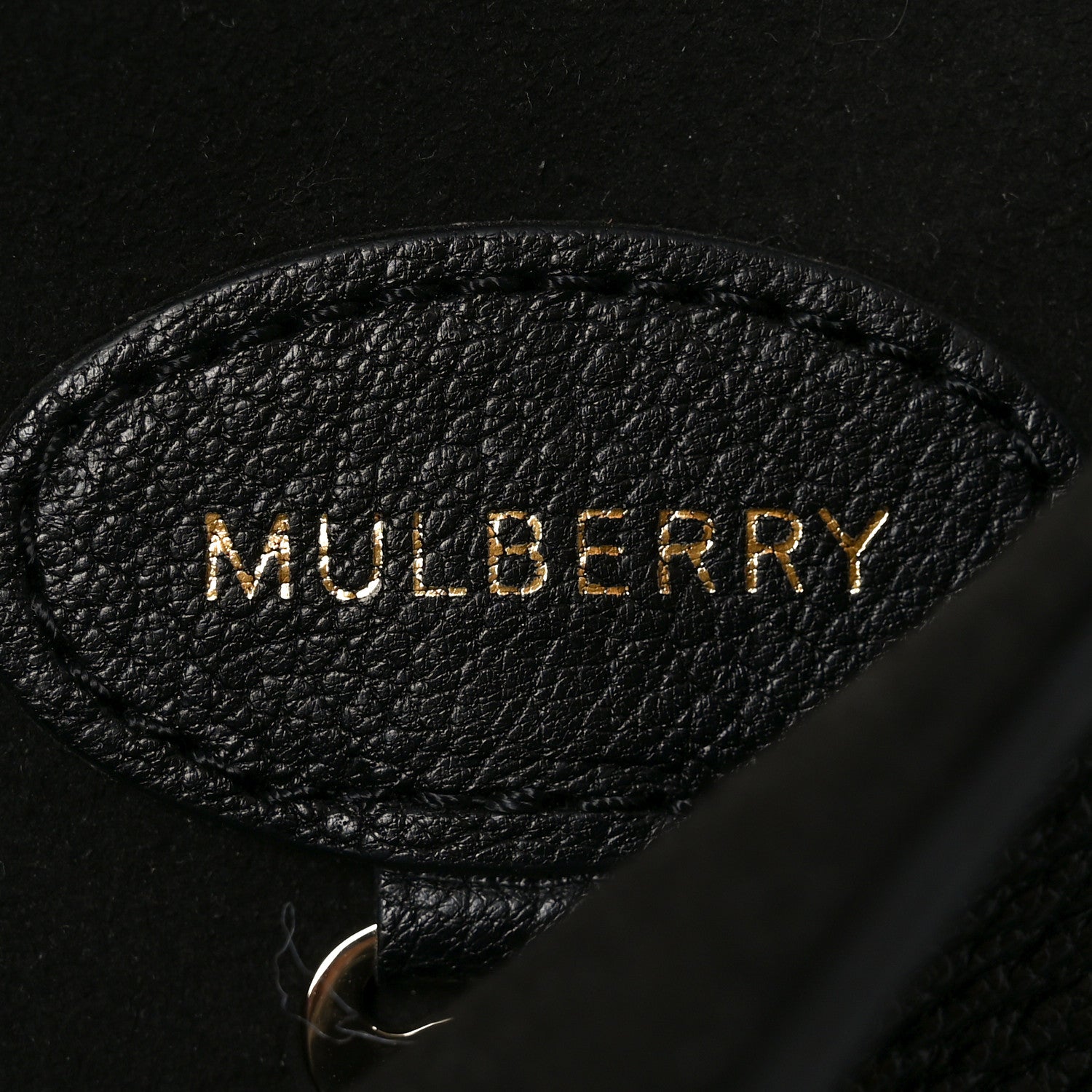 Mulberry Glossy Goat Medium Lily Black 6 of 9