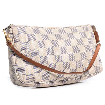 Louis Vuitton Damier Azur Pochette Accessories Bag 3 of 7