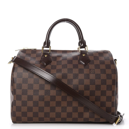 Louis Vuitton Damier Ebene Speedy Bandouliere 30 1 of 7