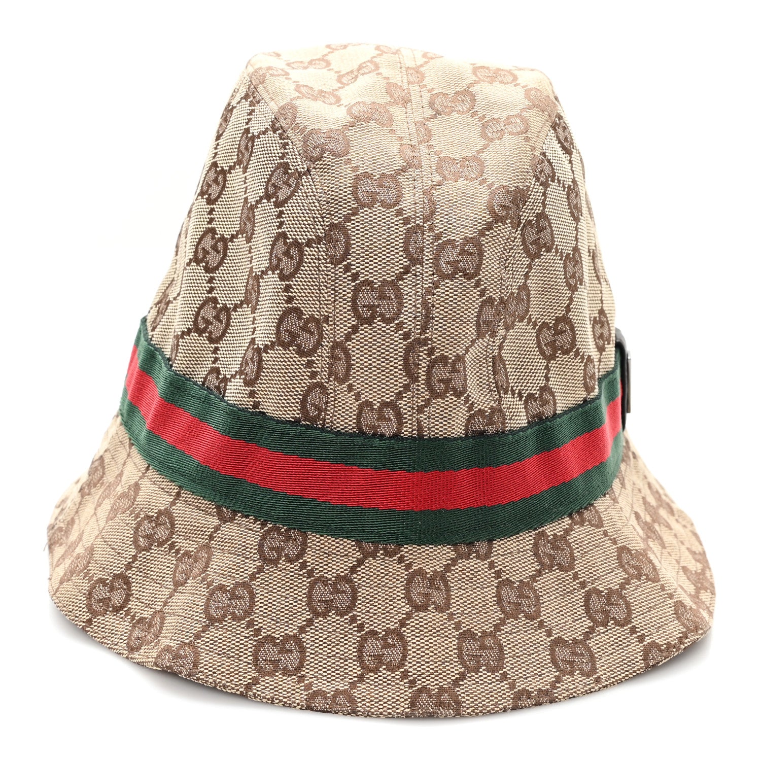 Gucci Monogram Web Bucket Hat M Brown 3 of 11