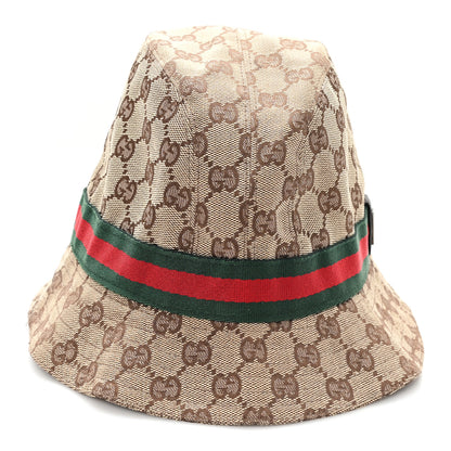 Gucci Monogram Web Bucket Hat M Brown 3 of 11