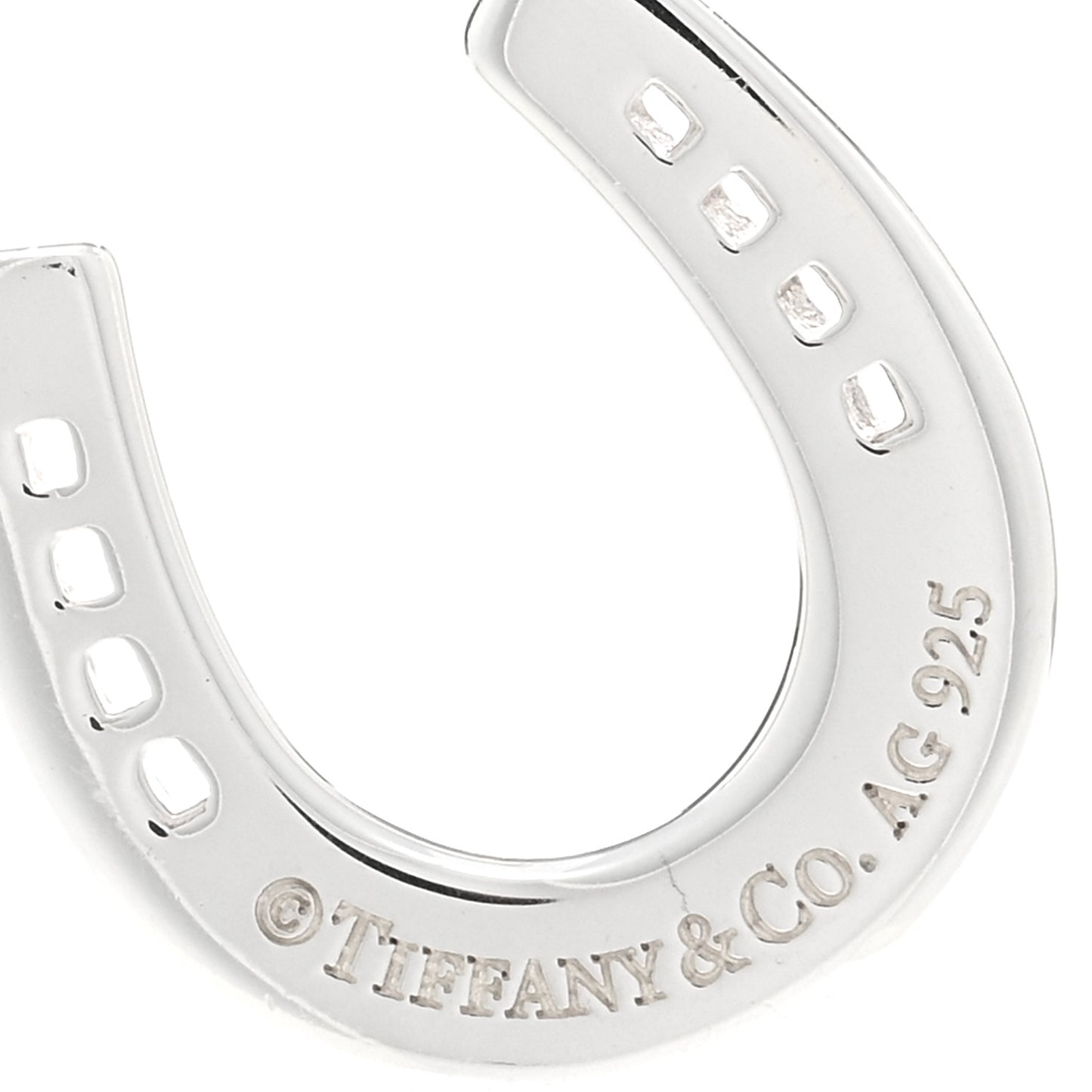Sterling Silver Horseshoe Pendant Necklace