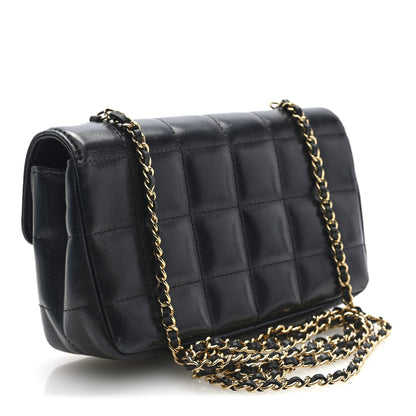 Chanel Lambskin Quilted Mini Chocolate Bar Flap Black 3 of 9