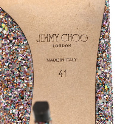 Jimmy Choo Glitter Fabric Love 85 Pumps 41 Mochi 7 of 8