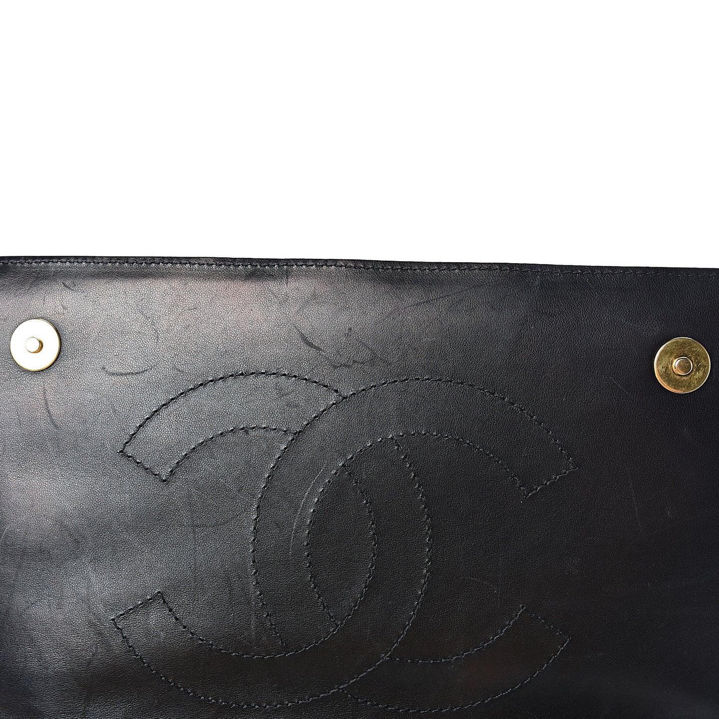 Lambskin Quilted Medium Diamond CC Flap Black