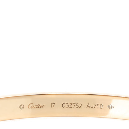 Cartier 18K Yellow Gold LOVE Bracelet 17 4 of 6