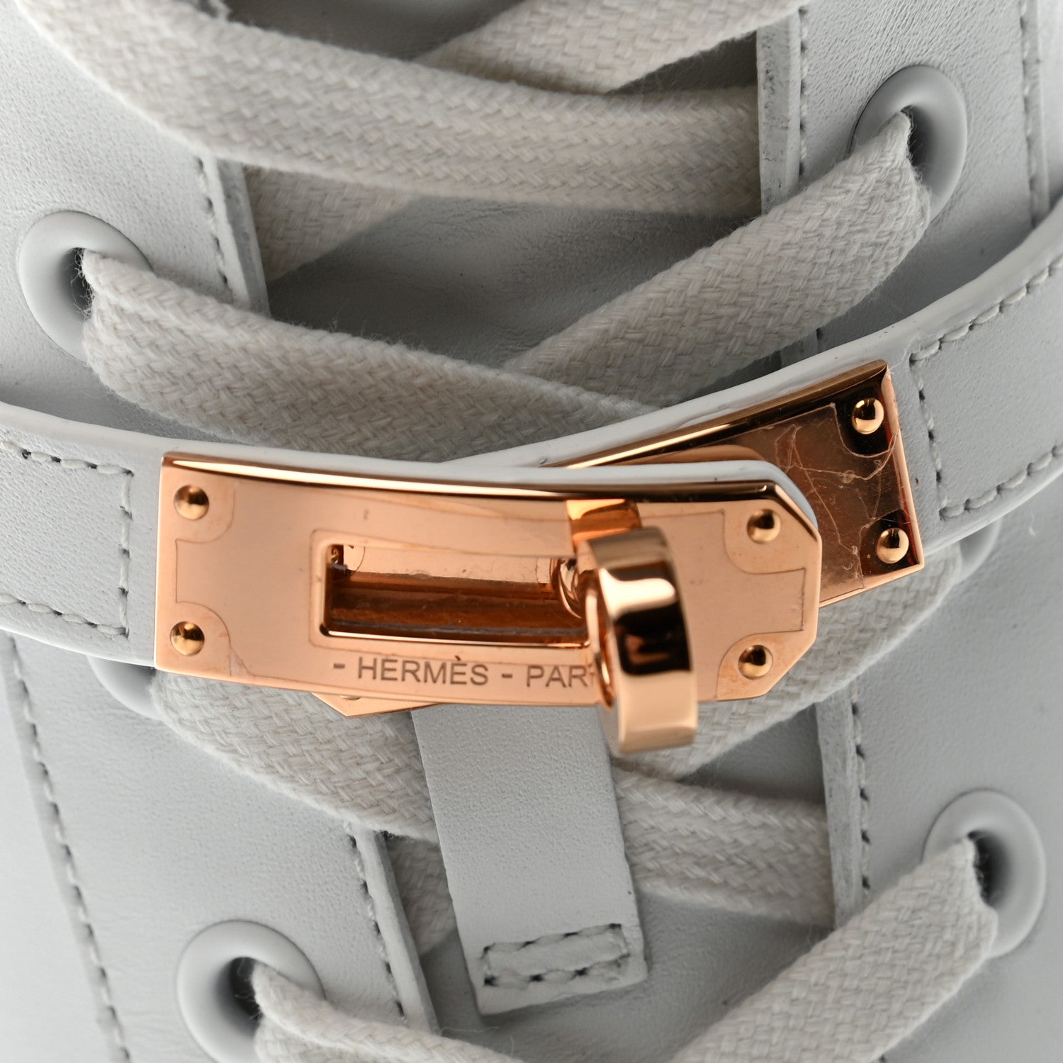 Hermes Calfskin Daydream Sneakers 38 White 10 of 11